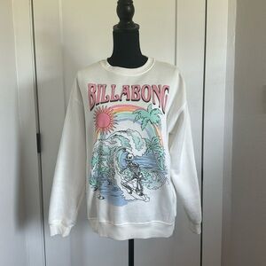 White Billabong sweater